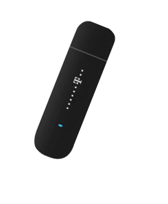 Elegancki modem z internetem mobilnym