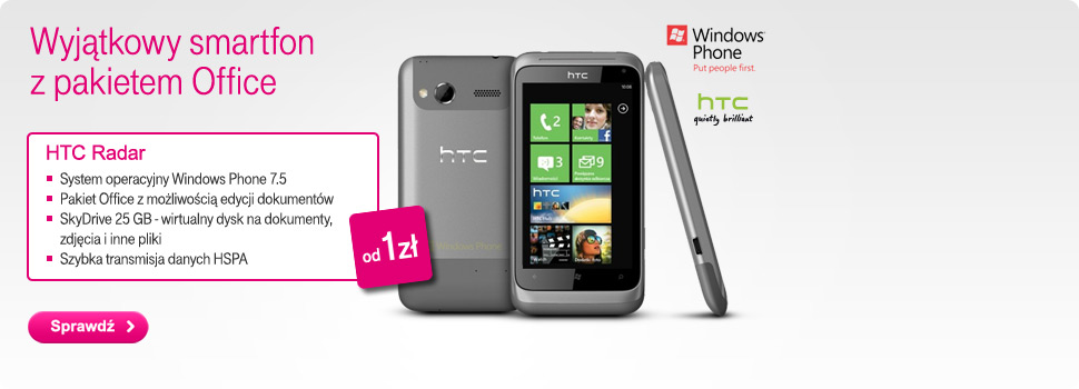 Wyj�tkowy smartfon z pakietem Office