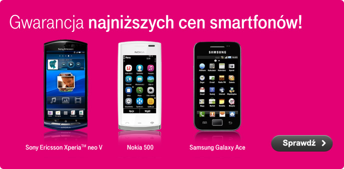 Gwarancja najni�szych cen smartfon�w!
