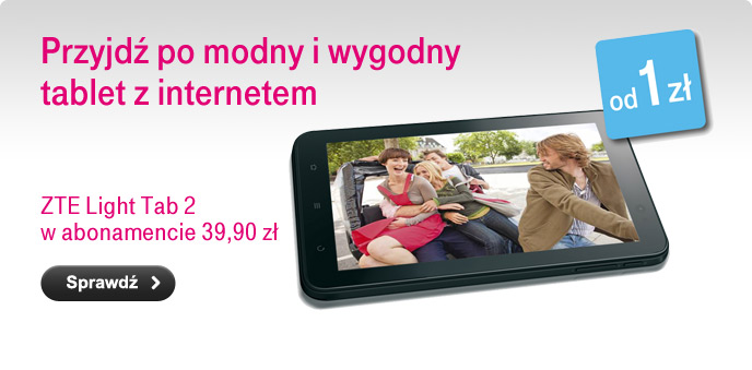 Przyjd� po modny i wygodny tablet z internetem