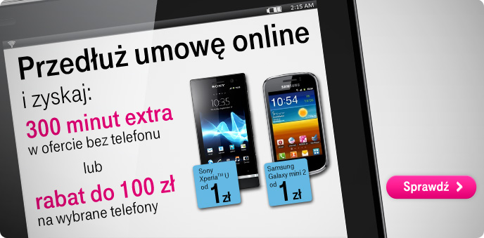 Przedluz umowe przez Internet i zyskaj wyj�tkowe benefity