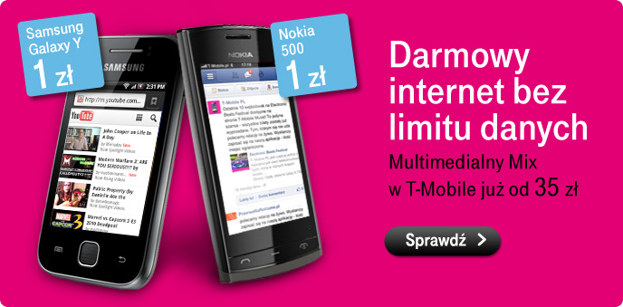 Darmowy internet bez limitu danych