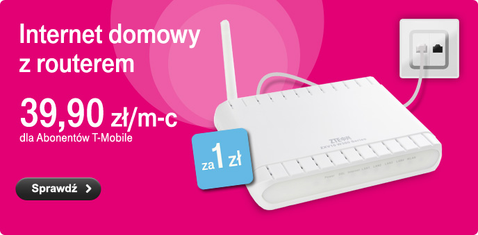 Internet domowy z routerem dla Abonent�w T-Mobile