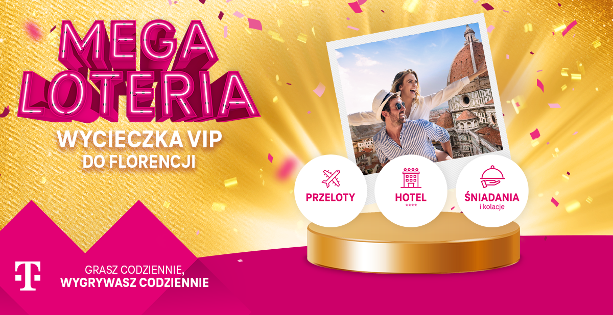 MEGA Loteria – wygraj wycieczkę VIP do Florencji dla dwojga