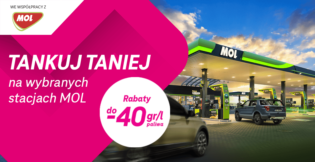 Rabat do -40gr/l na wszystkie paliwa i LPG