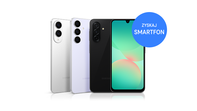 telefony Samsung Galaxy S25 FE i A36 przodem i tyłem