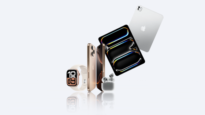 ipady apple w różnych kolorach przedstawione z przodu i z tyłu