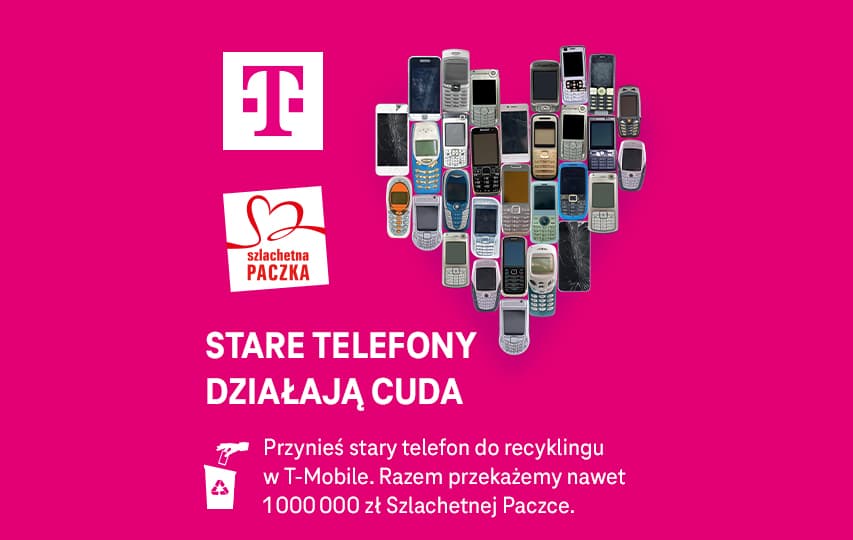 Szlachetna paczka i t-mobile - oddaj stary telefon