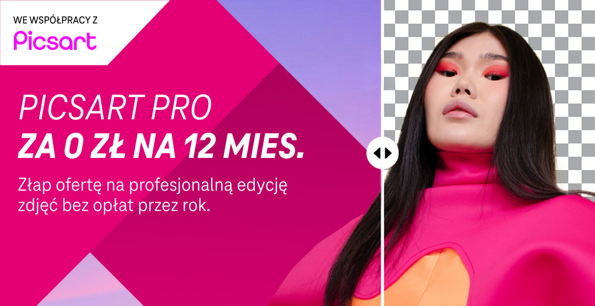 Picsart Pro za 0 zł na 12 miesięcy