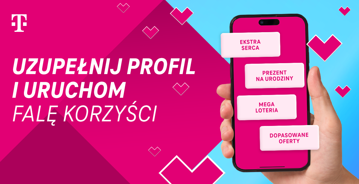 Uzupełnij swój profil i uruchom falę korzyści