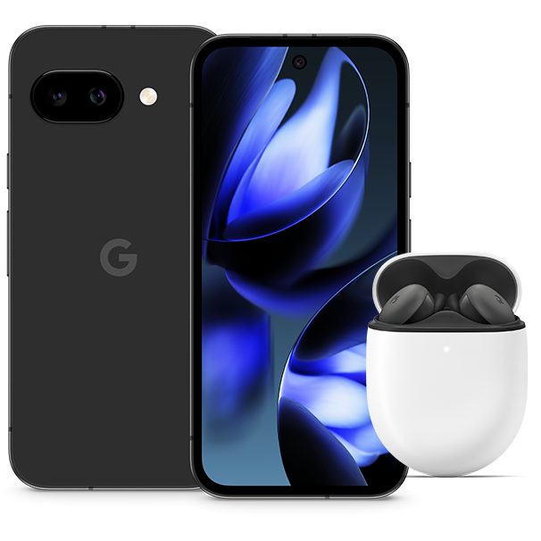 Google Pixel 9a + Google Pixel Buds A-Series