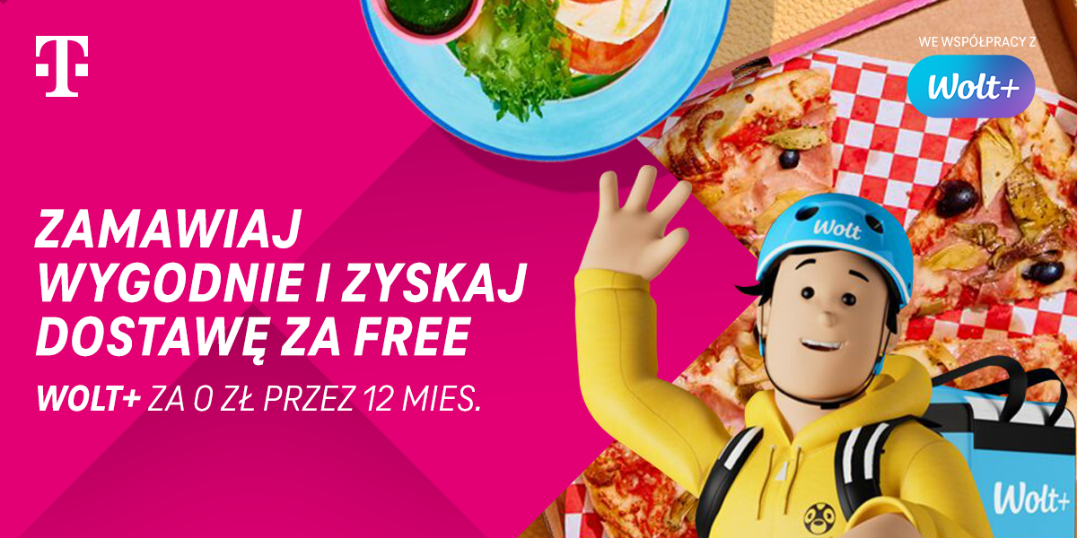 Doceniamy! Teraz 12 miesięcy Wolt+ za 0 zł