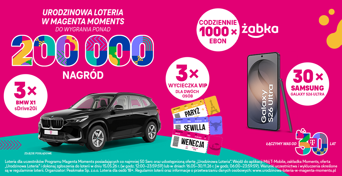 Urodzinowa Loteria w Magenta Moments