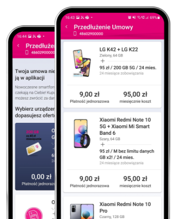 Przedłóż umowę w aplikacji Mój T-Mobile