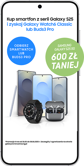 Samsung Galaxy S25 5G 12/128GB 100zł taniej