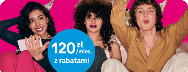 Obrazek przedstawiający zapakowane prezenty i bombka z napisem 30zł/mies z rabatami