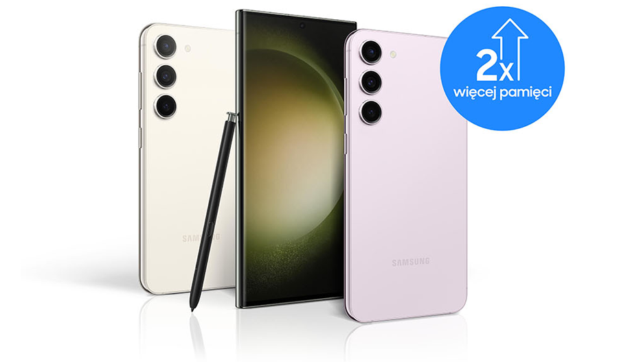 Kup smartfon z serii Galaxy S23 i zyskaj 2x więcej pamięci oszczędzając nawet 700 zł