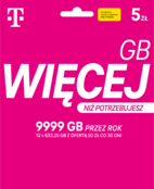 Starter T-Mobile na kartę 5 zł