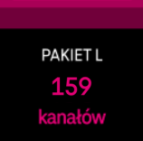 Pakiet L - 159 kanałów
