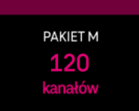 Pakiet M - 120 kanałów