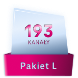 Pakiet L - 193 kanały