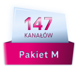 Pakiet M - 147 kanałów