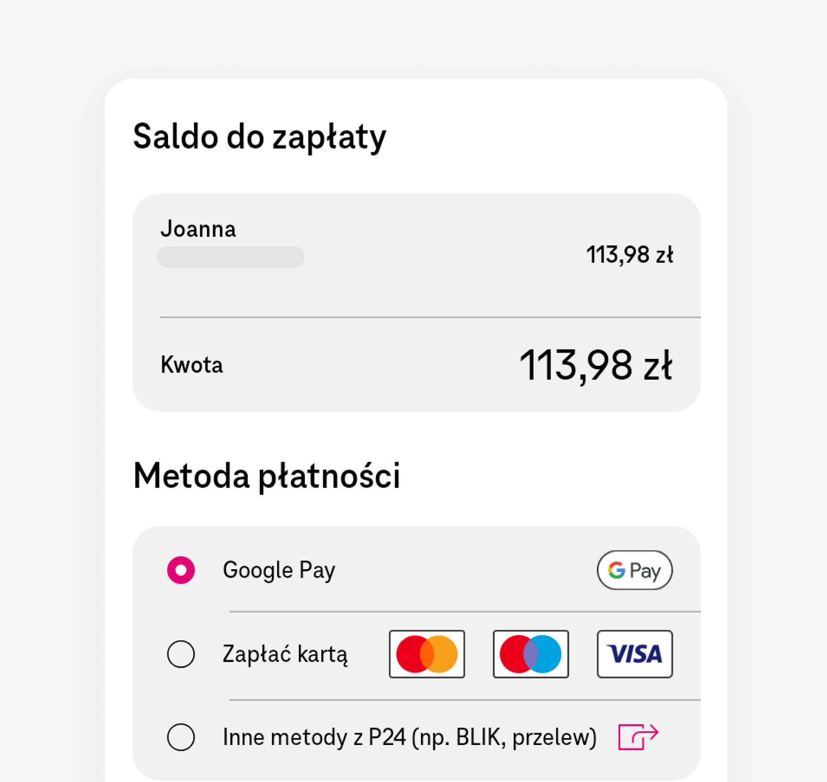 Opłać fakturę