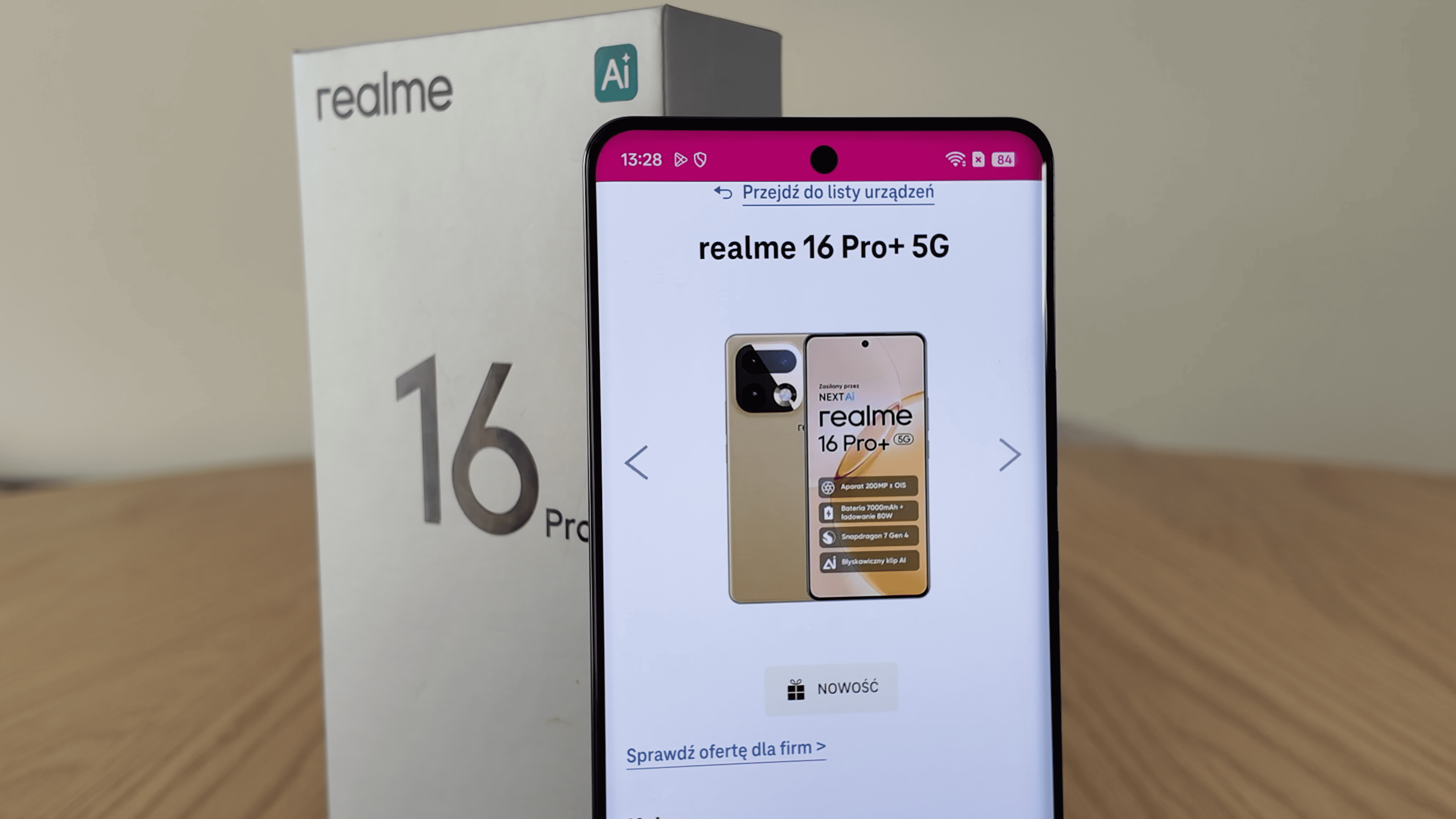 realme 16 Pro+ 5G - oferta T-Mobile
