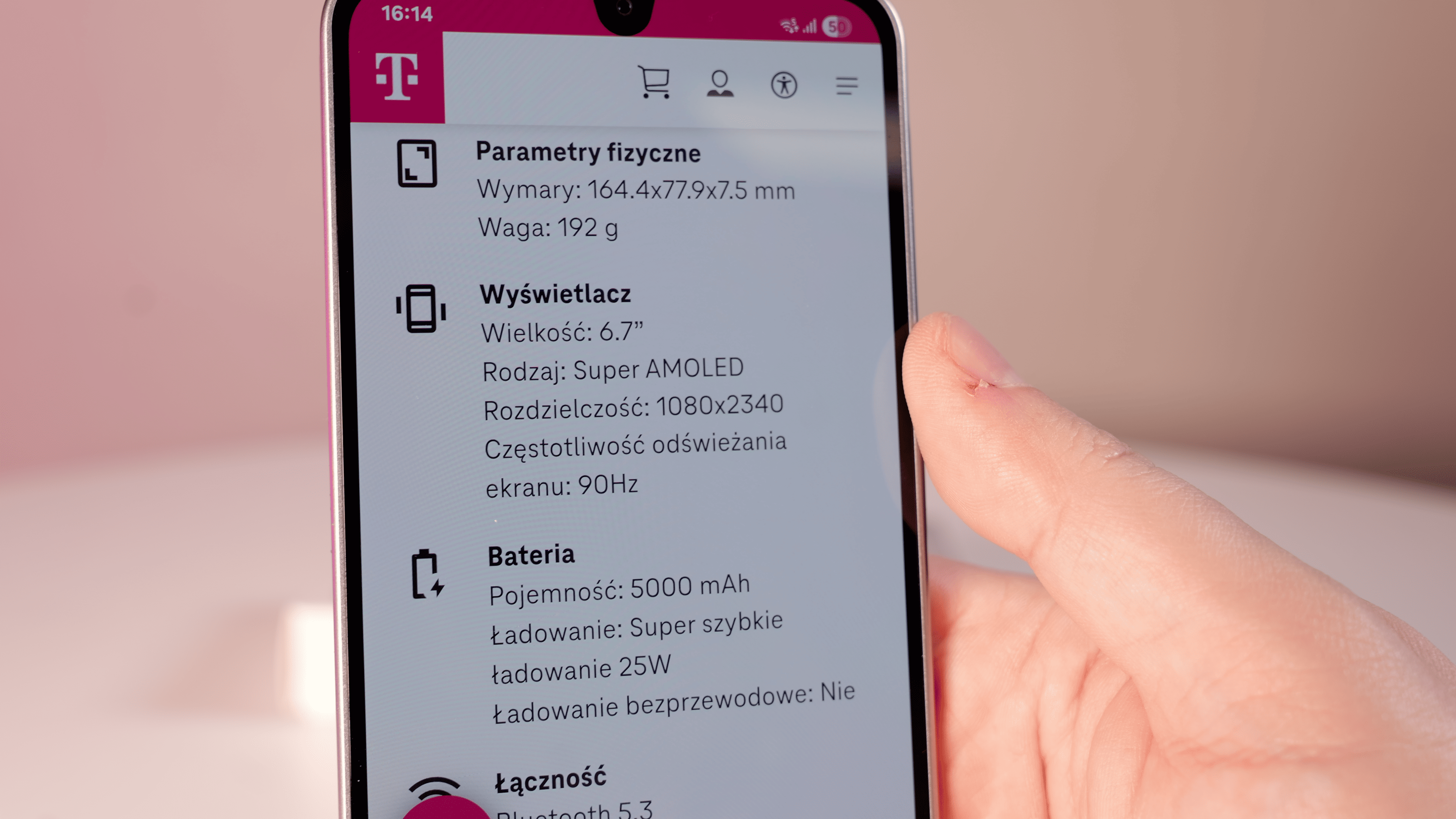 Samsung Galaxy A17 5G - wyświetlacz i parametry