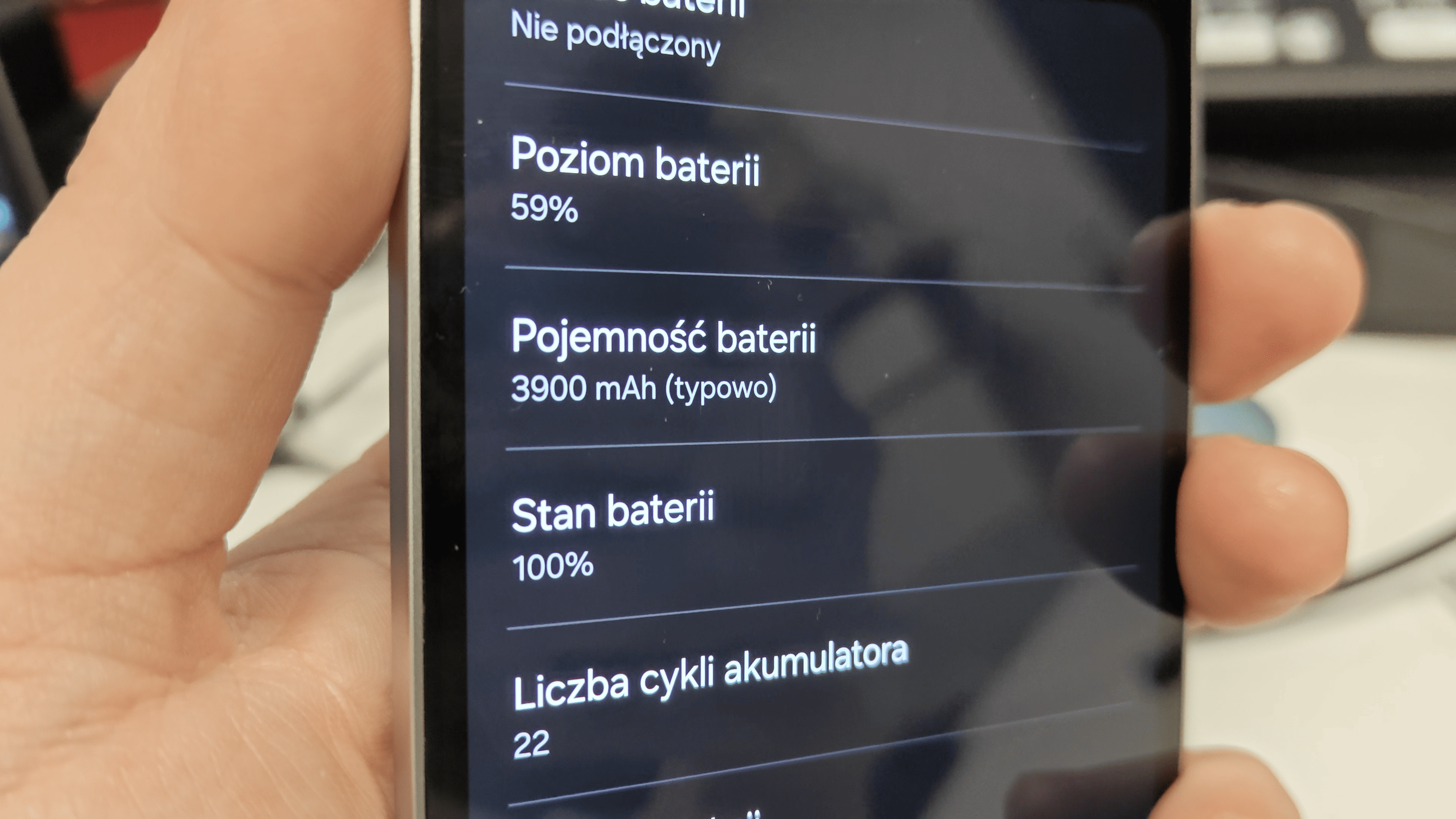 Samsung Galaxy S25 Edge - dane baterii